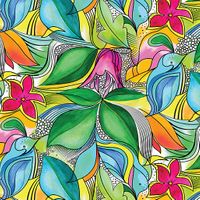 Lugano multi Fantasy garden | Quilt & Lakansväv