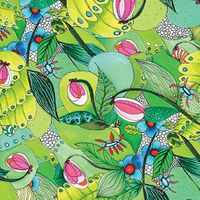 Eden multi Fantasy garden | Quilt & Lakansväv