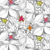 Eve multi Fantasy garden | Quilt & Lakansväv
