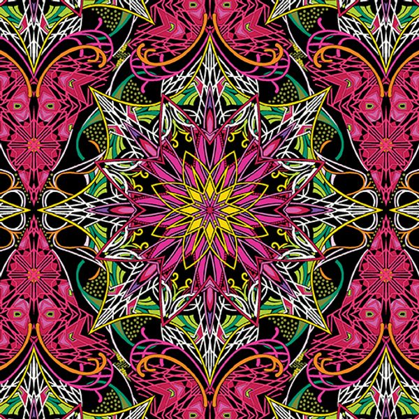 Byzantium Red/Multi| Quilt & Lakansväv