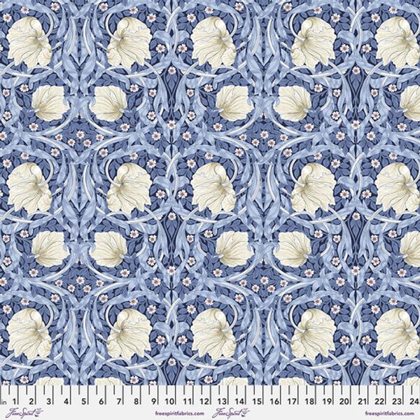  Small Pimpernel - blue - by Morris & CO| Quilt & Lakansväv