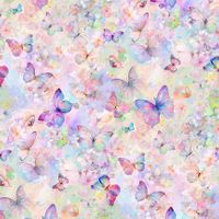 Butterflies on Floral | Quilt & Lakansväv