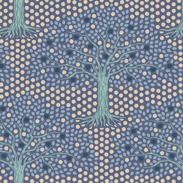Applegarden - blue -Tilda