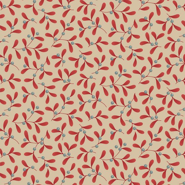 Mistletoe Red &ndash; Tilda ur Merry Little Christmas