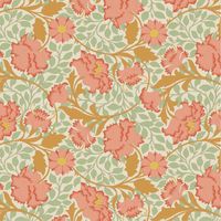 Floral - Coral - Tilda Fabrics
