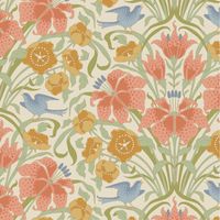 Songbird - Coral - Tilda Fabrics