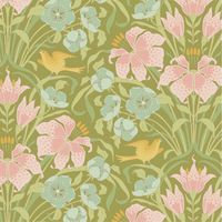 Songbird- Green - Tilda Fabrics
