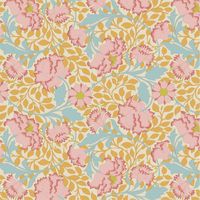 Floral - Mustard - Tilda Fabrics