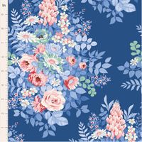 Whimsyflower-blue &ndash; Tilda Fabrics / Something Blue, K&ouml;p billigt hos Gittes