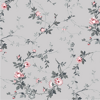 Dianty Vine - Gray  |  Quilttyger