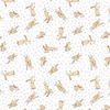 Tossed Bunnies - White | Quilt & Lakansväv