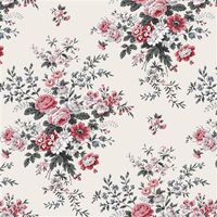 Audrey Antique Bouquet - Light Cream  |  Quilttyger