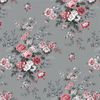 Audrey Antique Bouquet - Gray |  Quilttyger