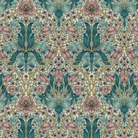 Spring Thicket - Teal| Quilt & Lakansv&auml;v