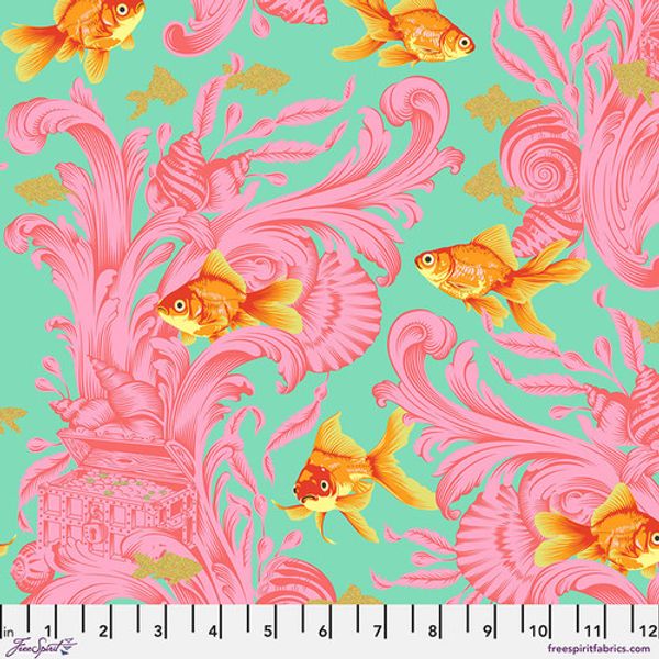 Treading Water - Blossom Metallic Beasties | Quilt & Lakansväv 