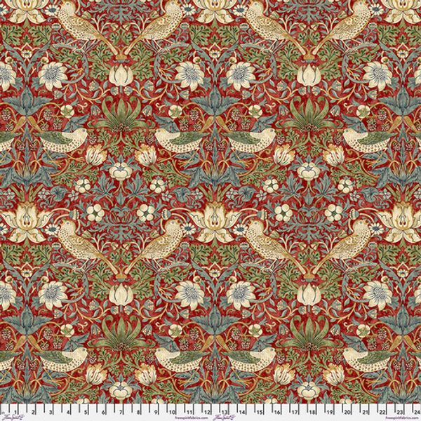 Strawberry Theif - Red | Quilt & Lakansväv