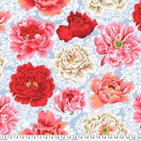 Backing Fabric - Brocade Peony - Natural | Quilt & Lakansväv 