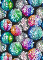 Multi Disco Balls with Silver Metallic | Quilt & Lakansväv