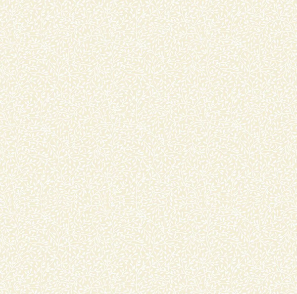 Mini Leaf - White on Cream | Quilt & Lakansväv