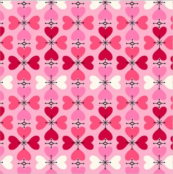 Cross My Heart - Pink | Quilt & Lakansv&auml;v