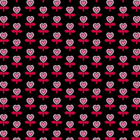 Love Blooms - Black | Quilt & Lakansväv