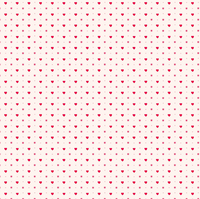 Mini Hearts - White | Quilt & Lakansväv