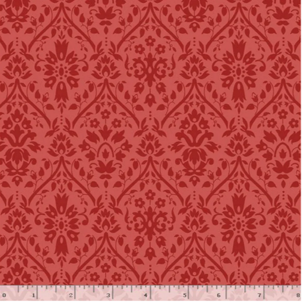 Damask - Red | Quilt & Lakansv&auml;v