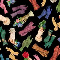 Guilded Gloves - Black | Quilt & Lakansväv