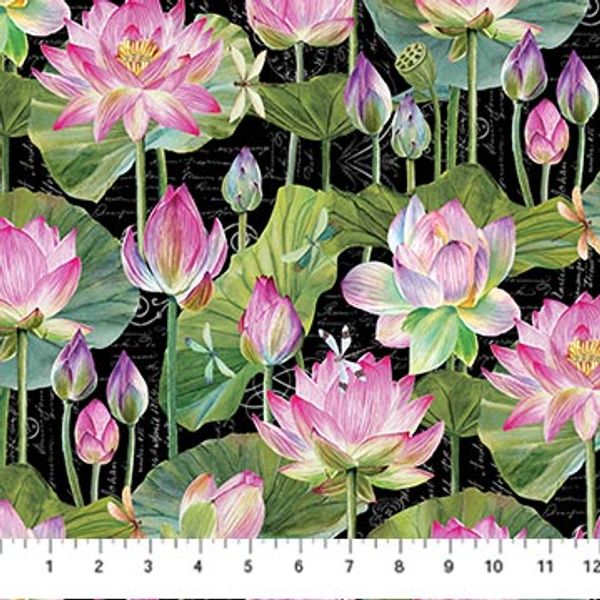 Water Lilies | Quilt & Lakansväv