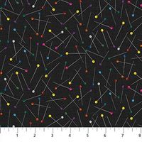 I&acute;ve got a notion - n&aring;lar - svart | Quilt & Lakansv&auml;v