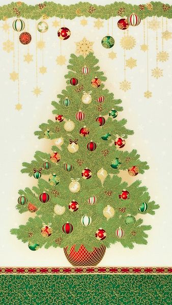 holiday flourish black | Quilt & Lakansväv