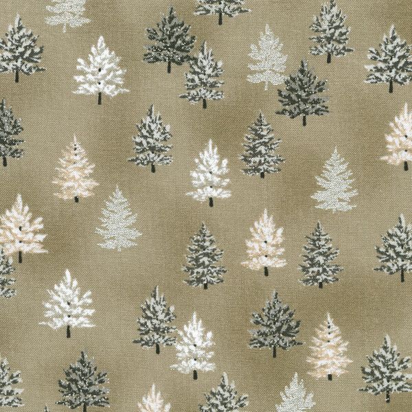 Holiday charms taupe | Quilt & Lakansväv