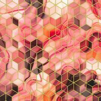 Golden Vibes - Fuchsia | Quilttyger