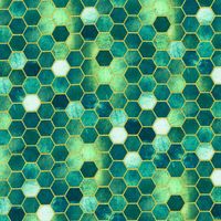 Golden Vibes - Turquoise | Quilttyger