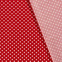 Poplin Dots - Röd | Quilt & Lakansväv