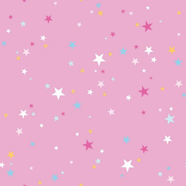 Poplin Stargaze ljusrosa| Quilt & Lakansväv