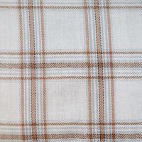 Flanell- rutig offwhite/brun