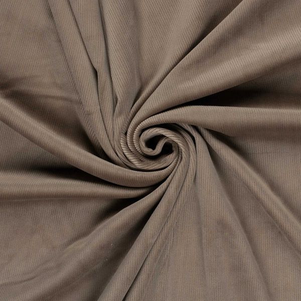 Stickad Manchester/fleece mossgrön/beige