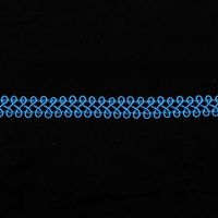  Viskosjersey randig grå/vit