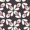 Fenton House Blom - Plommon | Quilt & Lakansv&auml;v