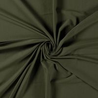 Bomullsjersey - Khaki Grön | Modetyger