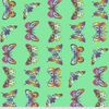 Printed polyseter mix svart