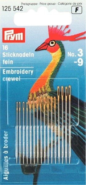 Broderinål blandade