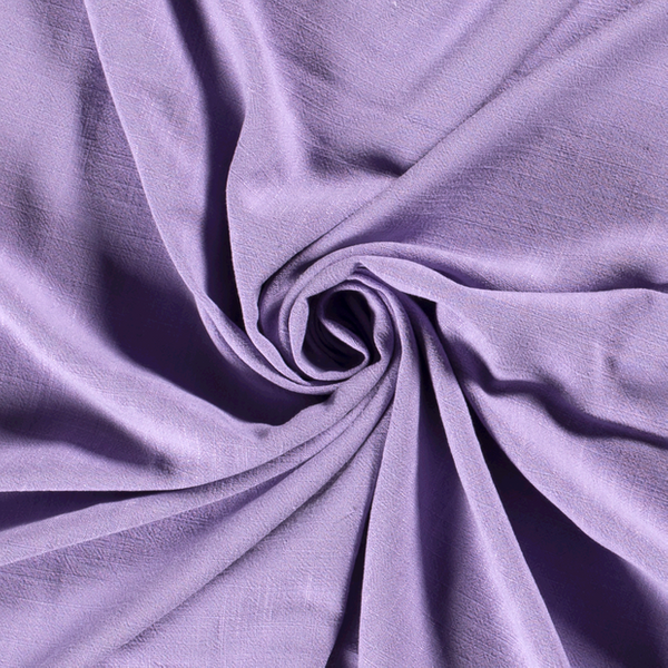 Viscose Print Blommor Turkos