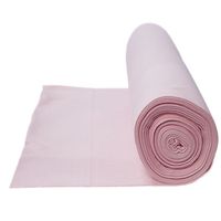 Halvlinne Voile rand, vit