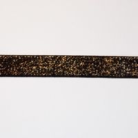 Rib kant, bandkantning 38mm mörkgrå melerad