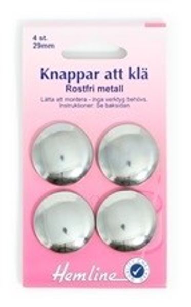Knappar att kl&auml; 29mm