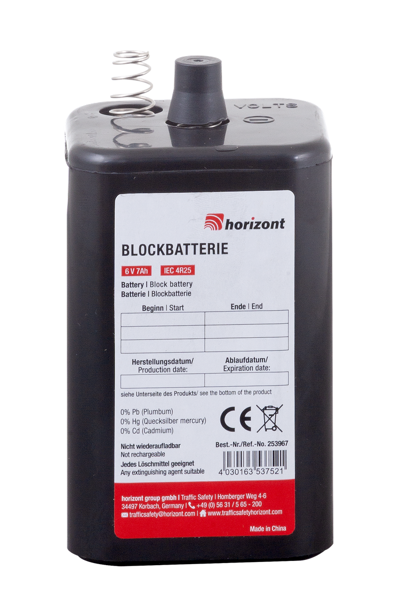 Småbatterier 4R25 6V 7Ah | Global Batterier