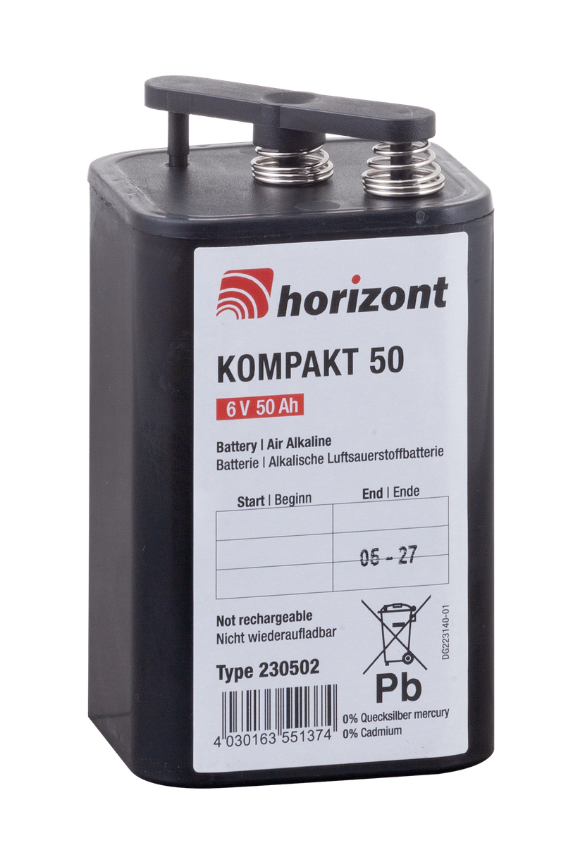 Småbatterier Kompakt 6V 50Ah Air Alkaline | Global Batterier