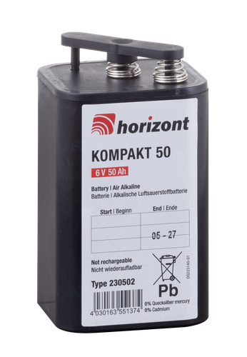 Sm&aring;batterier Kompakt 6V 50Ah Air Alkaline | Global Batterier